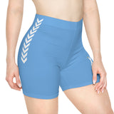 X 1.0 Women’s Biker Shorts (Light Blue)