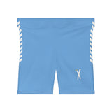 X 1.0 Women’s Biker Shorts (Light Blue)