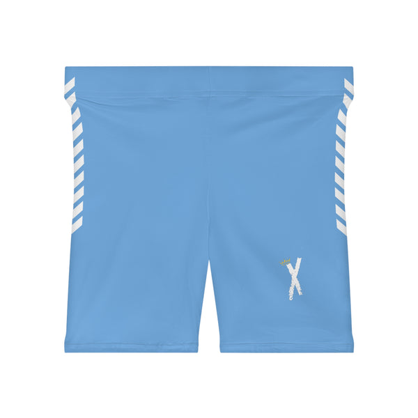 X 1.0 Women’s Biker Shorts (Light Blue)