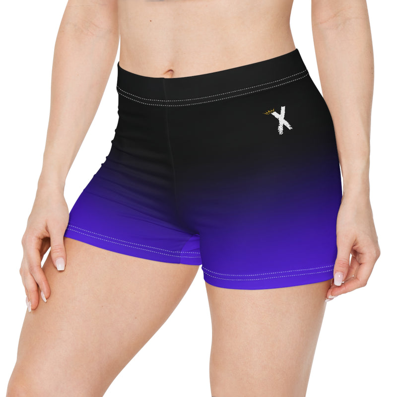 X 1.0 Women’s Shorts (Black/Purple)