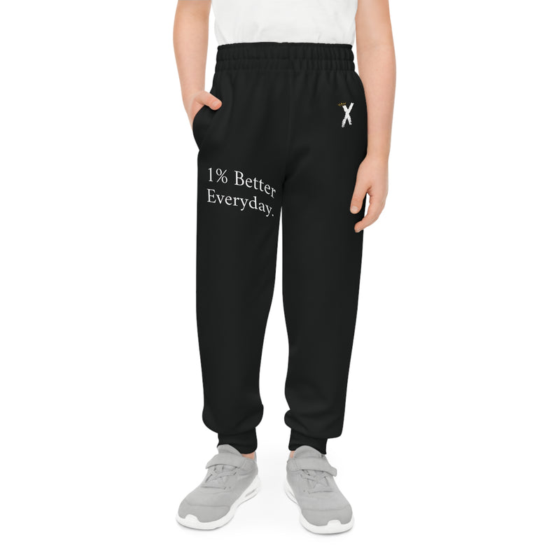 X 1.0 Youth Joggers (Black)