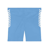 X 1.0 Women’s Biker Shorts (Light Blue)