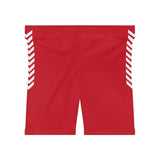 X 1.0 Women’s Biker Shorts (Red)