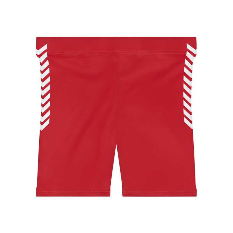 X 1.0 Women’s Biker Shorts (Red)