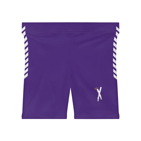 X 1.0 Women’s Biker Shorts (Purple)