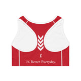 X 1.0 Sports Bra (Red)