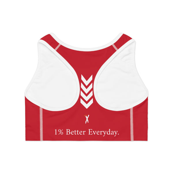 X 1.0 Sports Bra (Red)