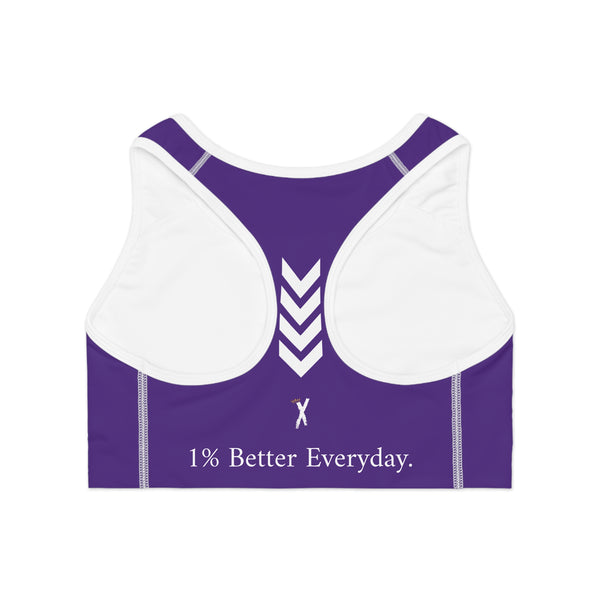 X 1.0 Sports Bra (Purple)