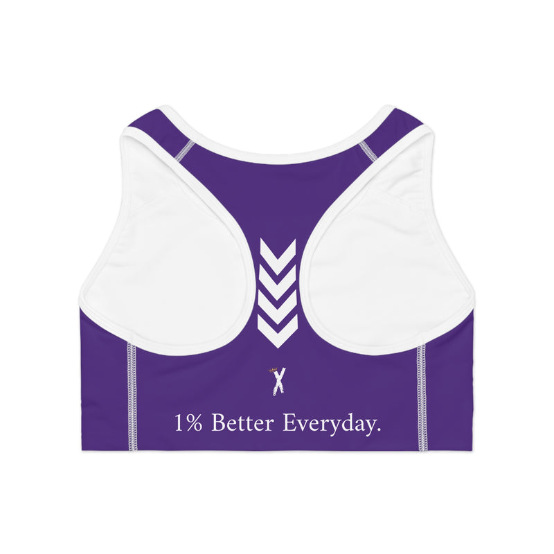 X 1.0 Sports Bra (Purple)