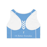 X 1.0 Sports Bra (Light Blue)