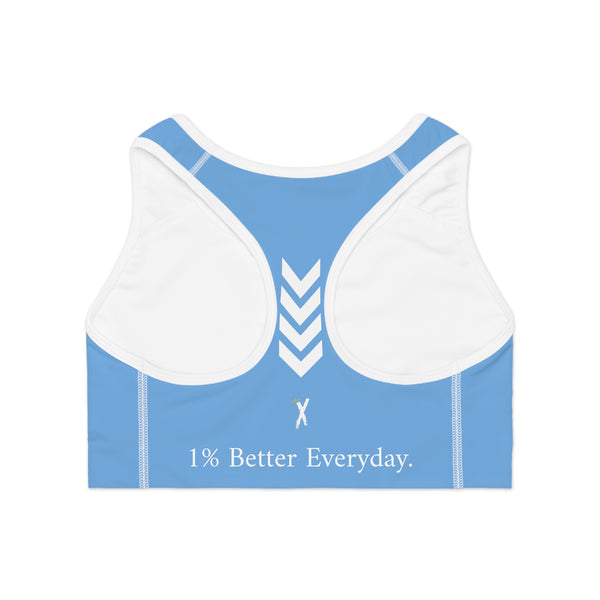 X 1.0 Sports Bra (Light Blue)