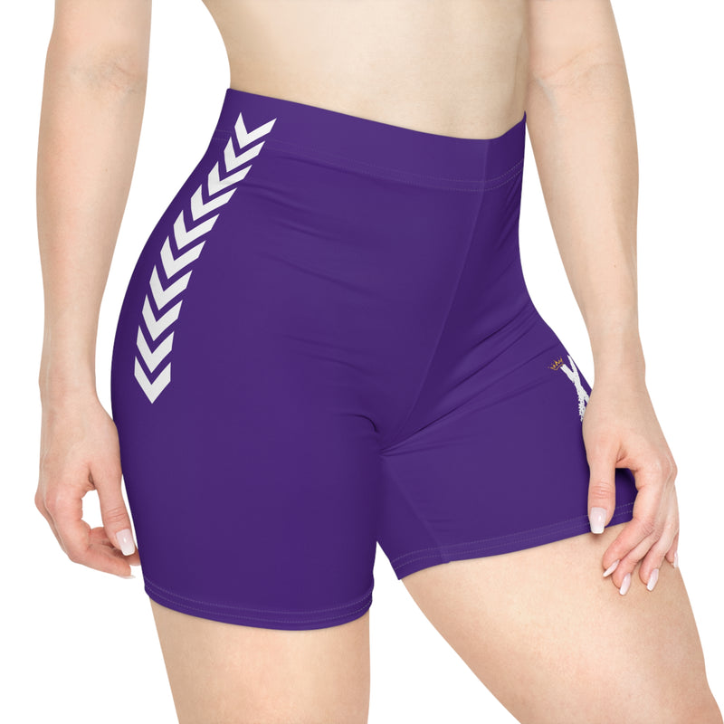 X 1.0 Women’s Biker Shorts (Purple)