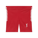 X 1.0 Women’s Biker Shorts (Red)