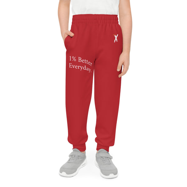 X 1.0 Youth Joggers (Red)