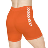 X 1.0 Women’s Biker Shorts (Orange)